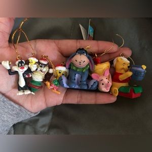 Vintage loony tunes  *Mini Christmas Ornament or Necklace Pendant*1995
